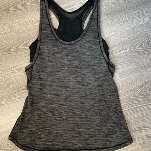 Lululemon tank top with sports bra attached